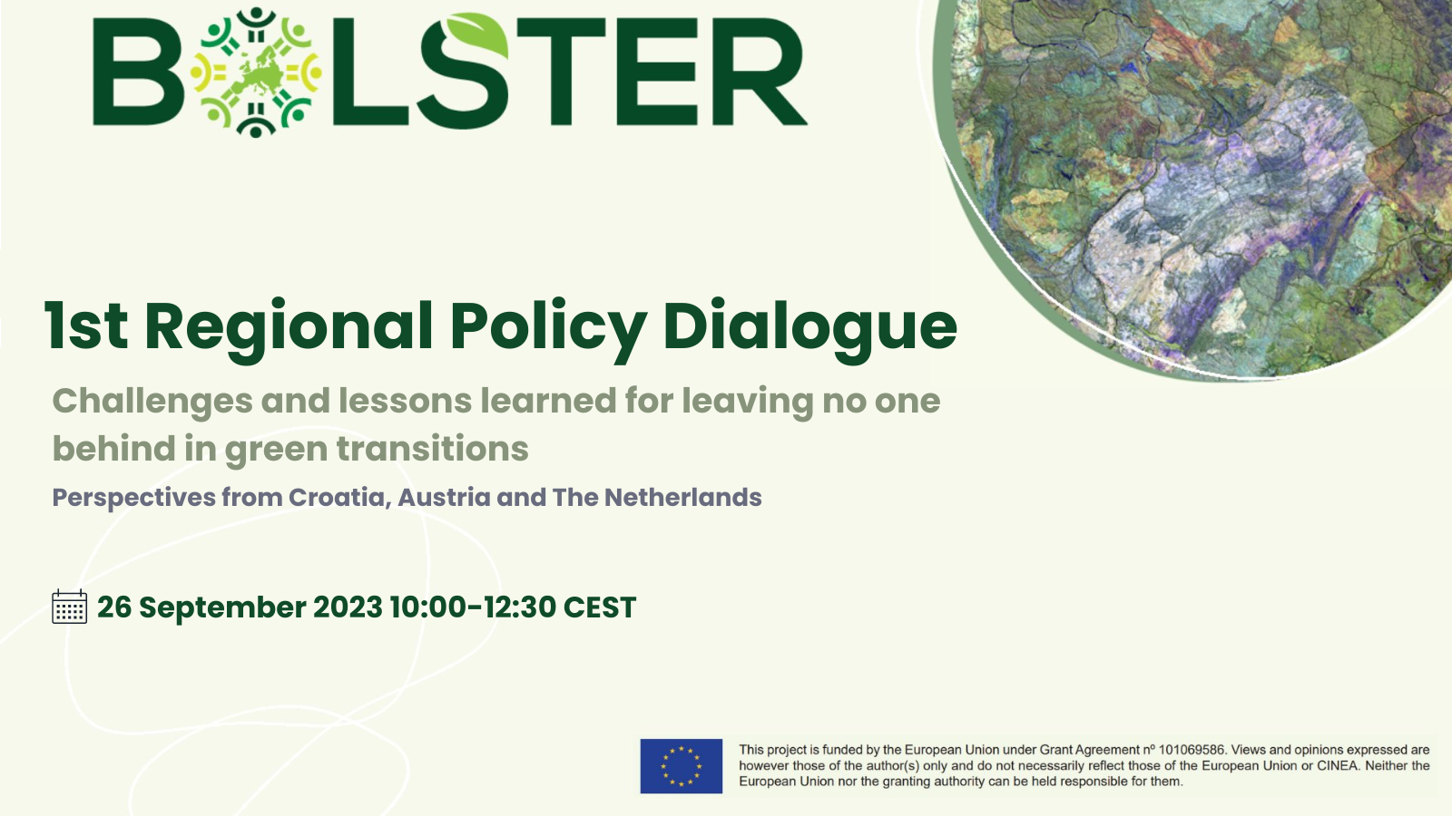 BOLSTER Project 1st Policy Dialogue